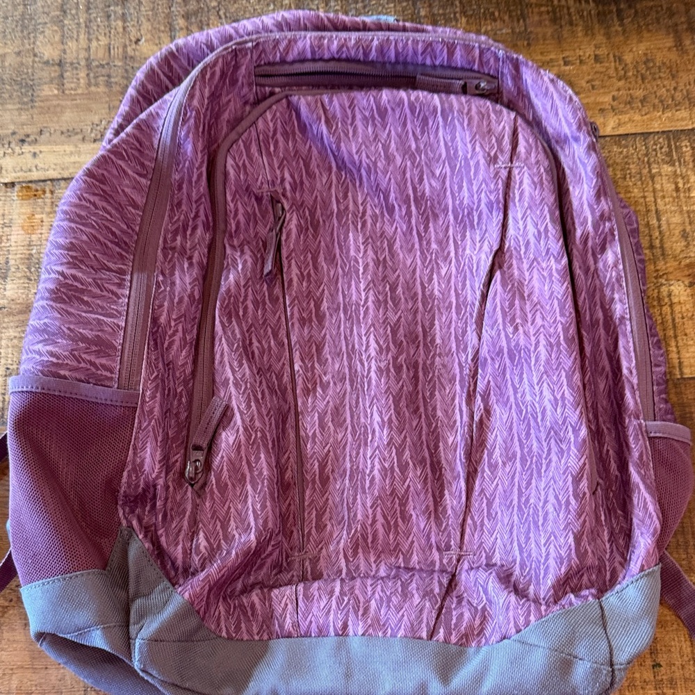 Land End Purple and Gray Backpack